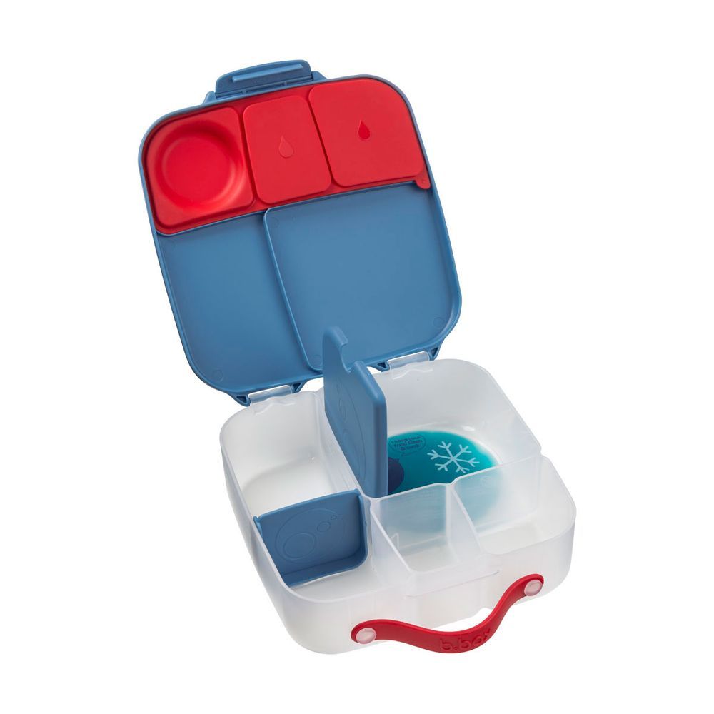 B.box - 5 Compartment Lunch Time Box - Blue Blaze