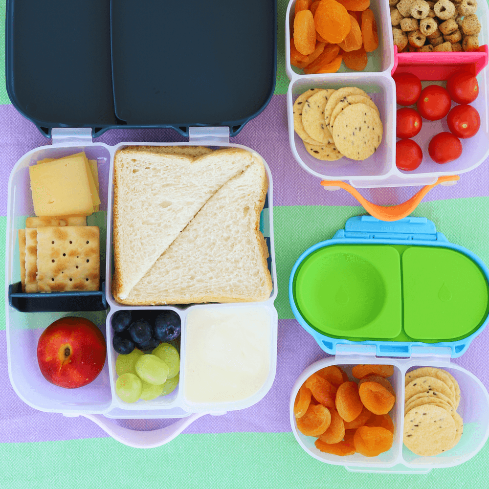 B.box - 5 Compartment Lunch Time Box - Blue Blaze