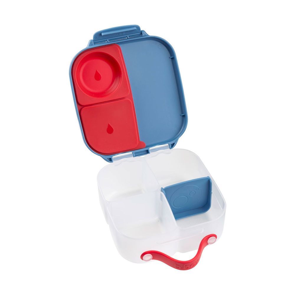 B.box - 4 Compartment Mini Lunch Time Box - Blue Blaze