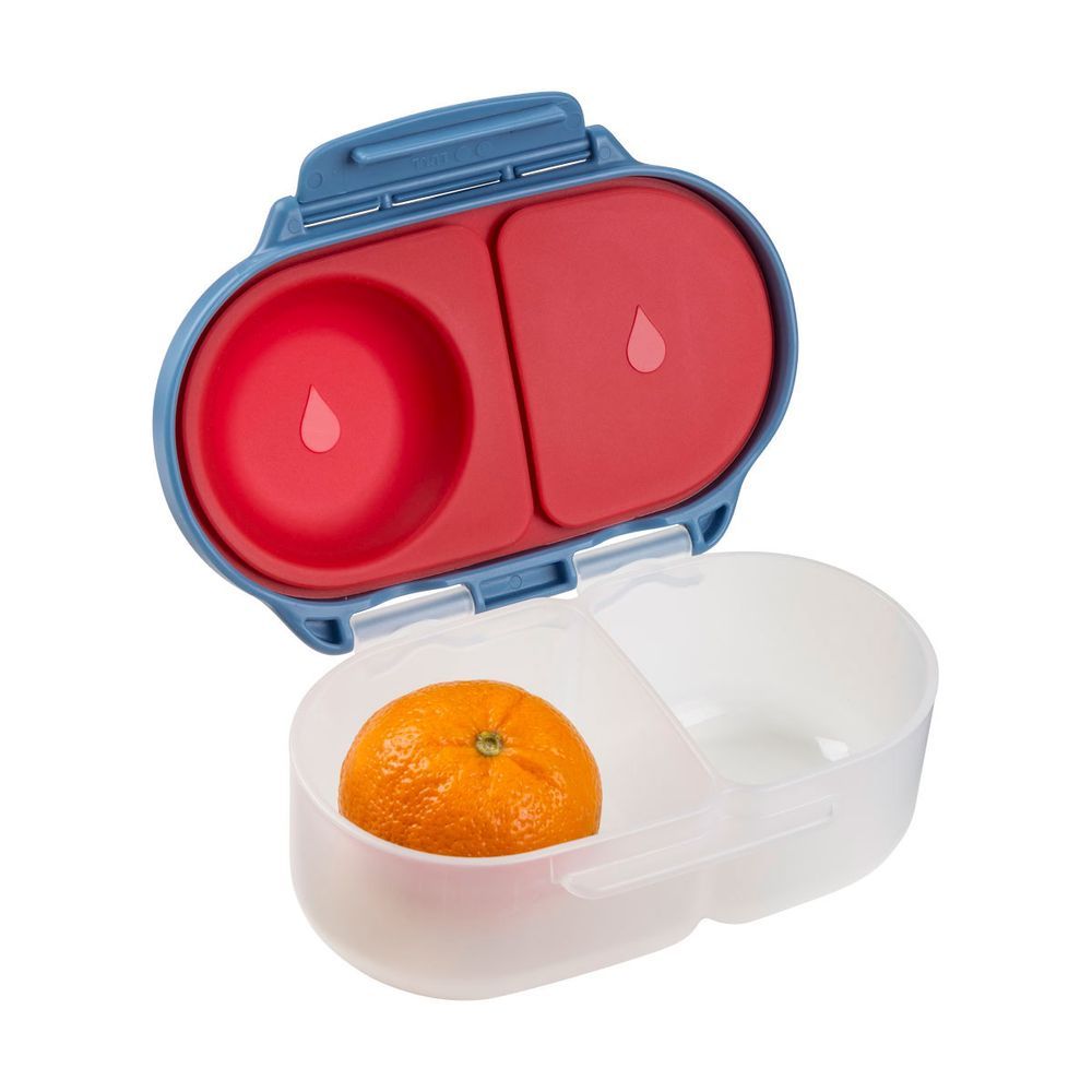 B.box - 2 Compartment Lunch Time Snack Box - Blue Blaze