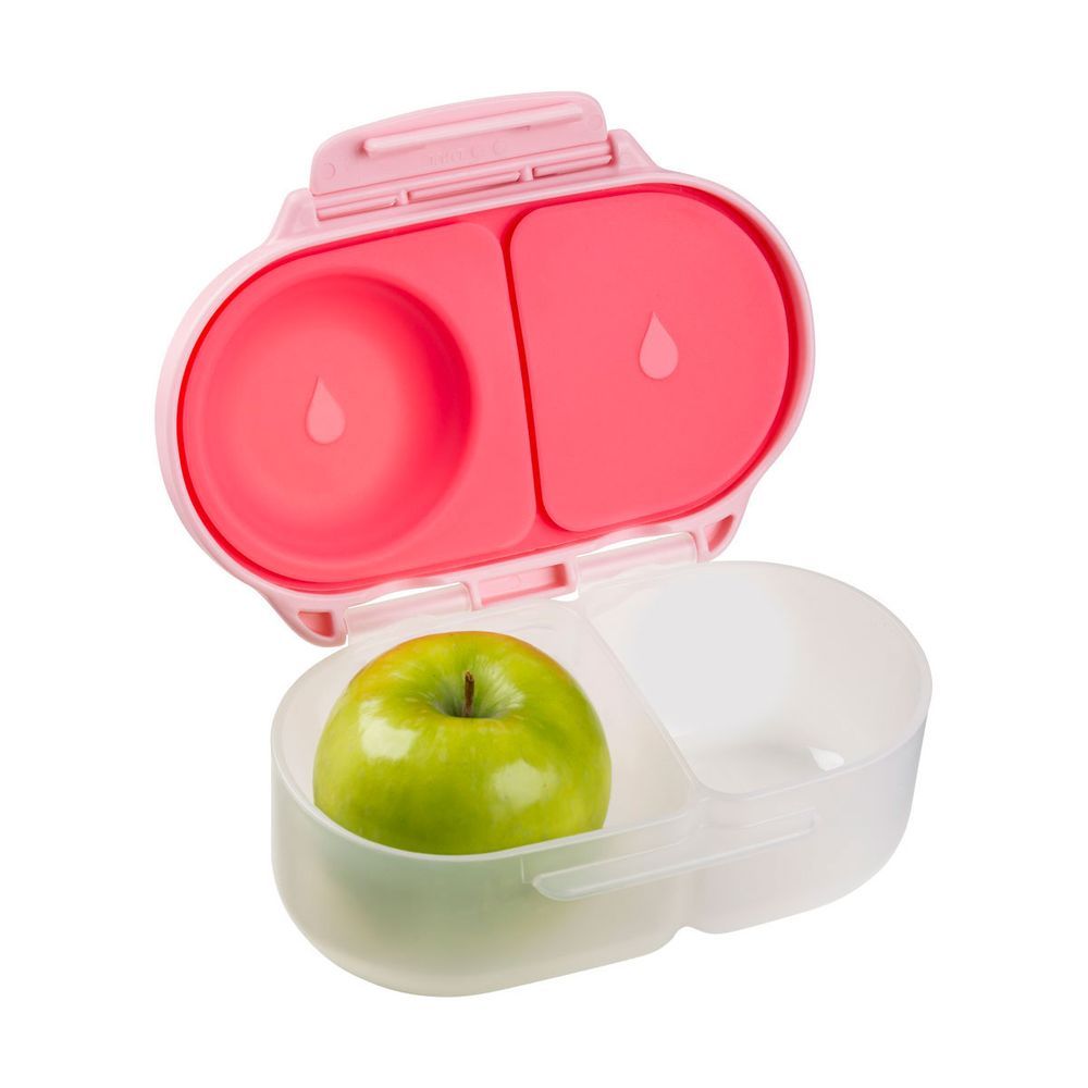 B.box - 2 Compartment Lunch Time Snack Box - Flamingo Fizz