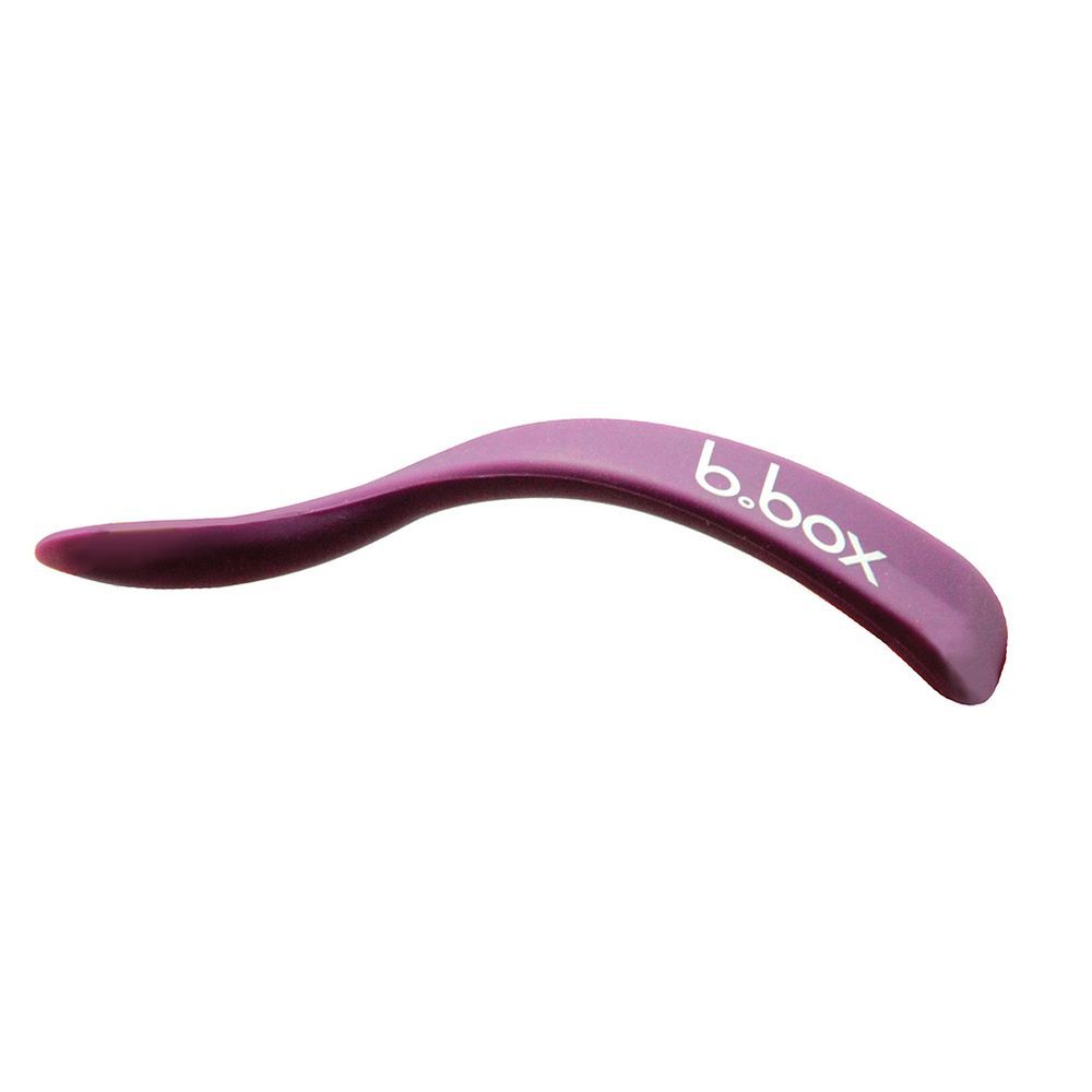 B.box - Toddler Silicone Spoon - Pink/Purple - 15 cm - 2pcs