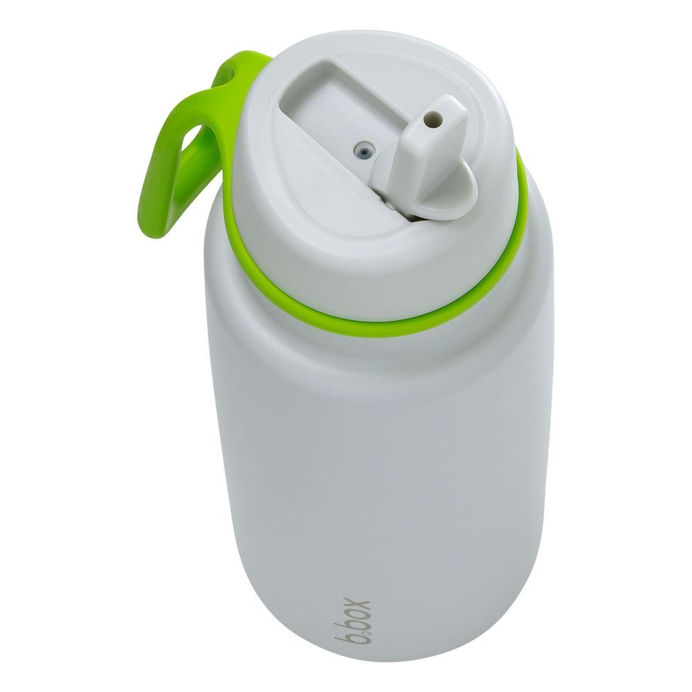 B.box - Hydratio Stainless Steel Flip Top Bottle - Lime Time - 1 L