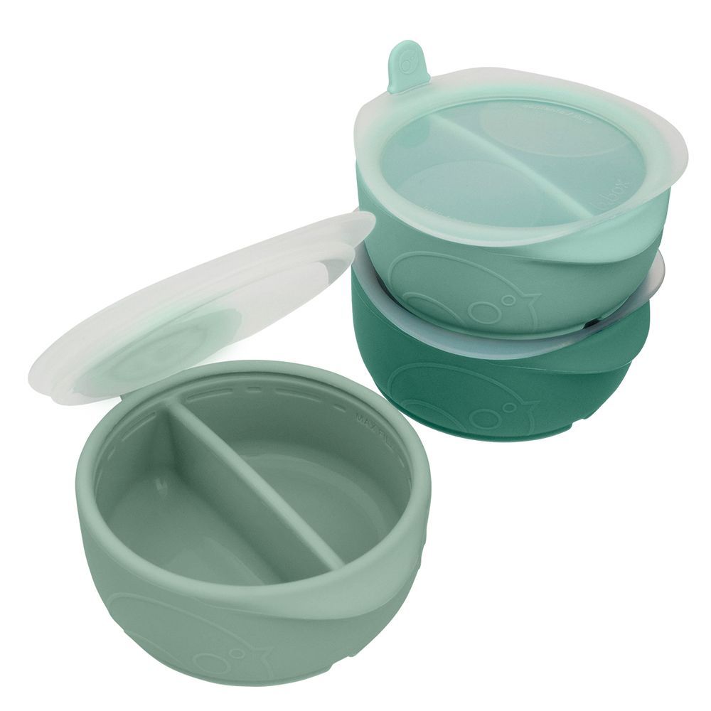 B.box - Fill And Freeze Stackable Food Storage Container - 85 ml - 3pcs