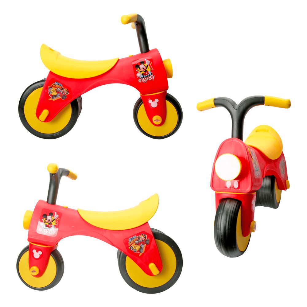 Disney - Mickey Balance Scooter - Red/Yellow