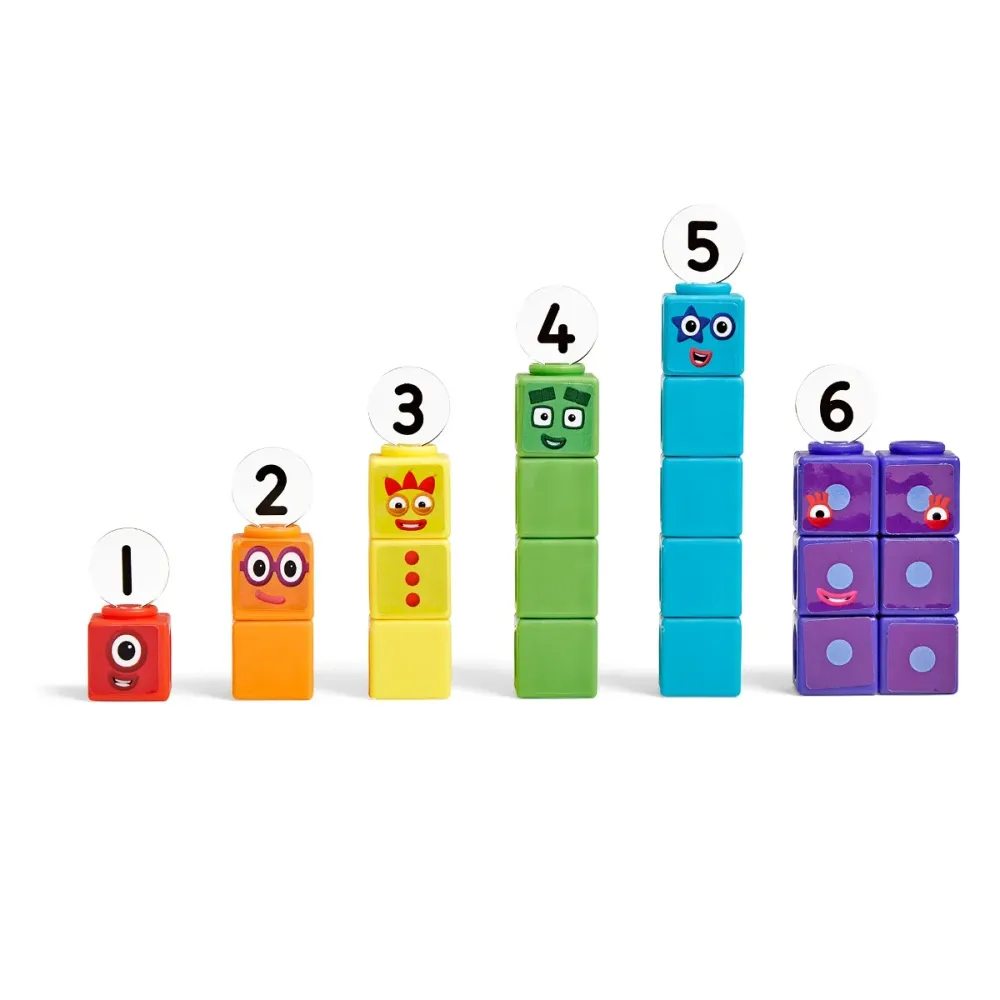 Learning Resources - Math link Cubes Counting Sheep Farm Number Blocks Activity Set