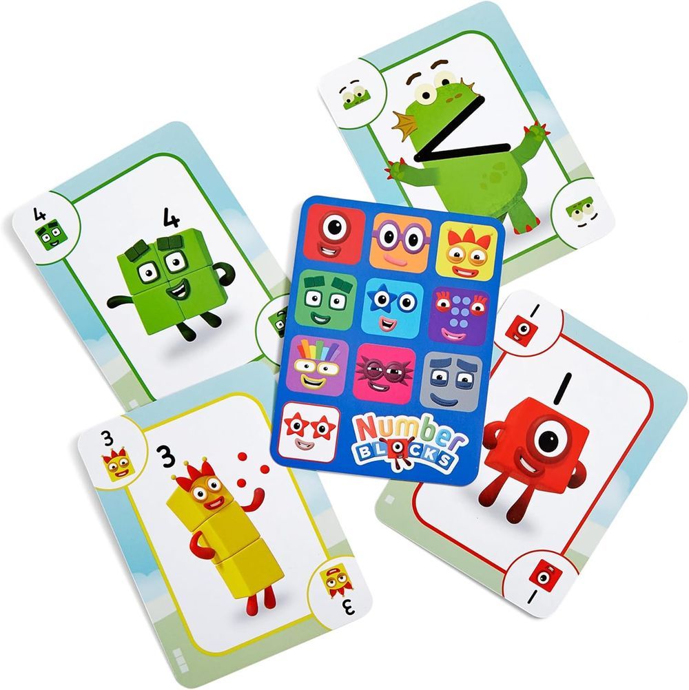 Learning Resources - Number Blocks Playing Cards - Multicolor