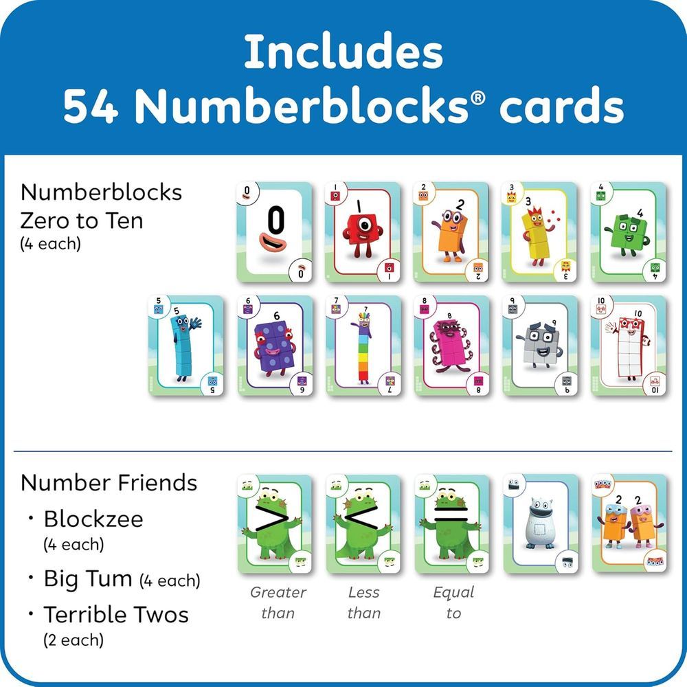 Learning Resources - Number Blocks Playing Cards - Multicolor