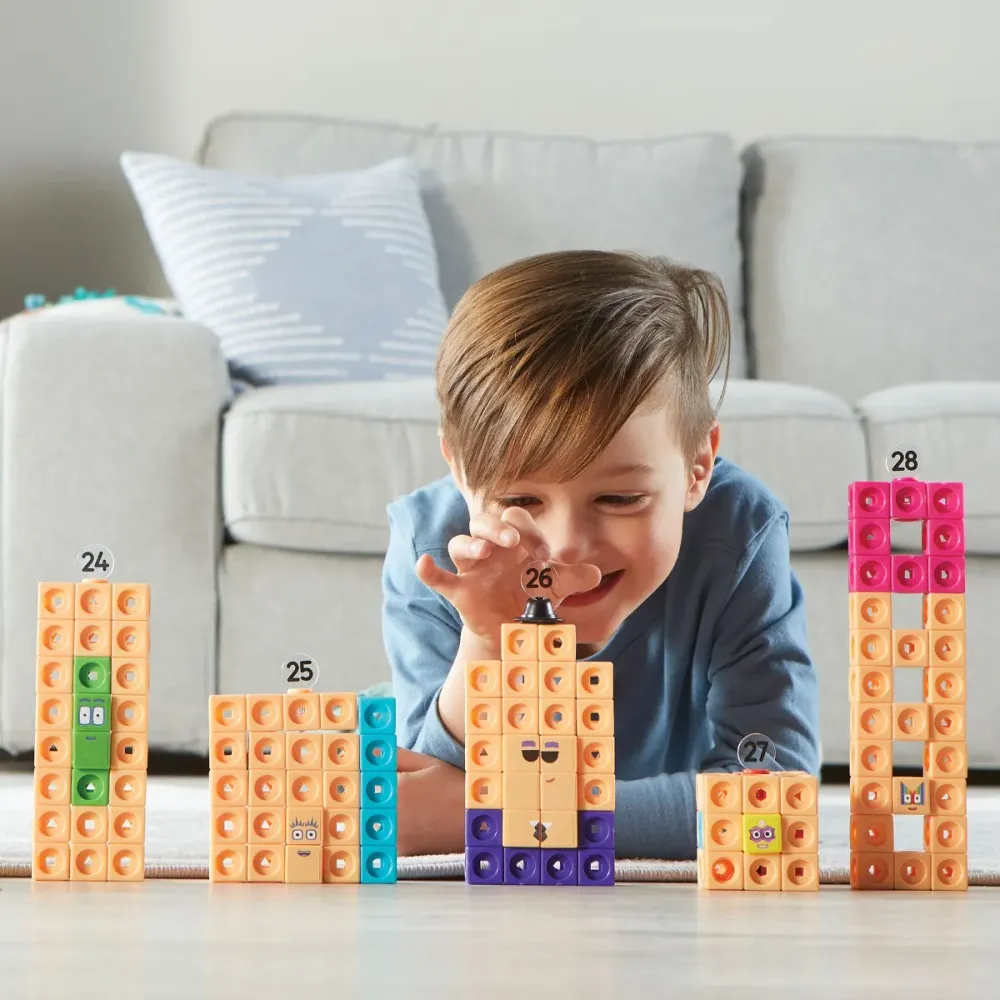 Learning Resources - Math Link 21-30 Number Blocks Cubes Activity Set