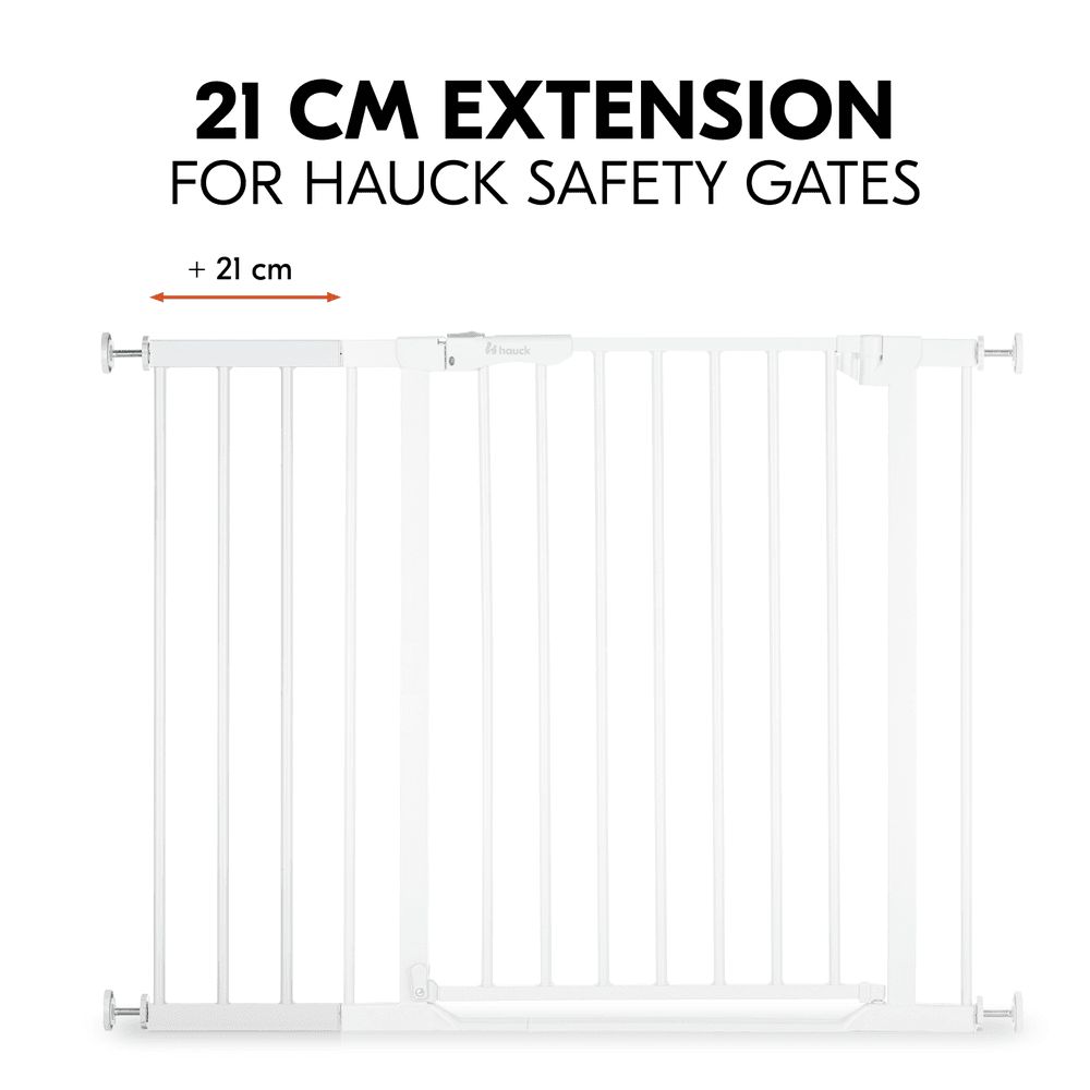 Hauck - Child Safety Gate Extension Only - White - 21 cm