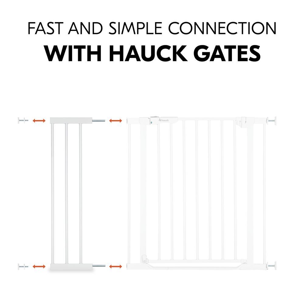 Hauck - Child Safety Gate Extension Only - White - 21 cm