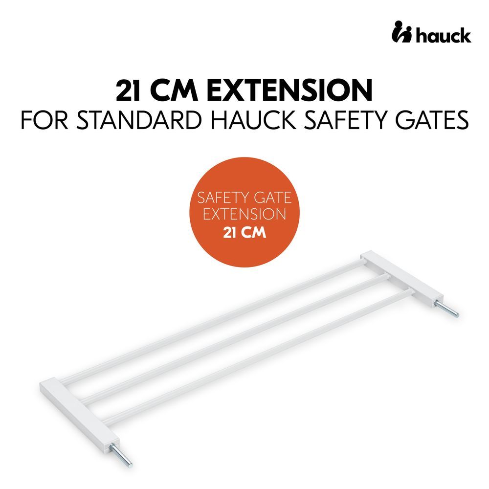 Hauck - Child Safety Gate Extension Only - White - 21 cm