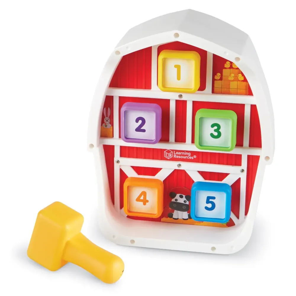 Learning Resources - Barnyard Pounding Bench Toy Set