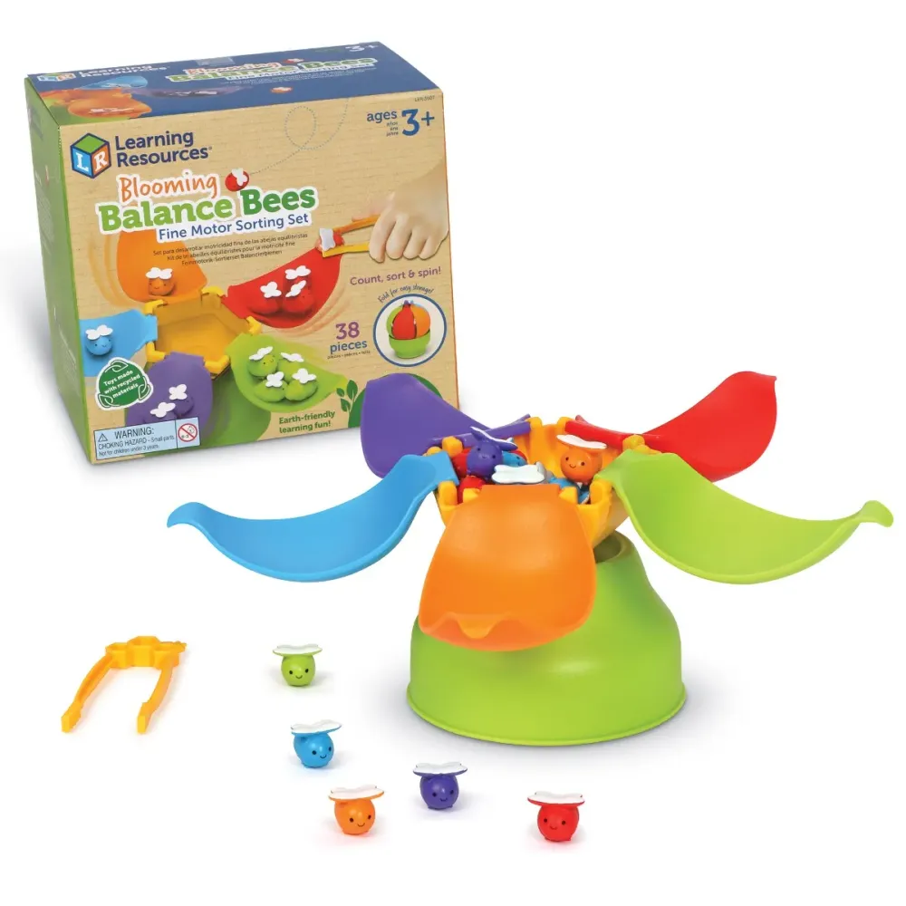 Learning Resources - Blooming Balance Bees Fine Motor Sorting Set