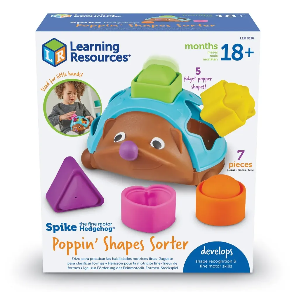 Learning Resources - Spike Poppin Shapes Sorter - Multicolor