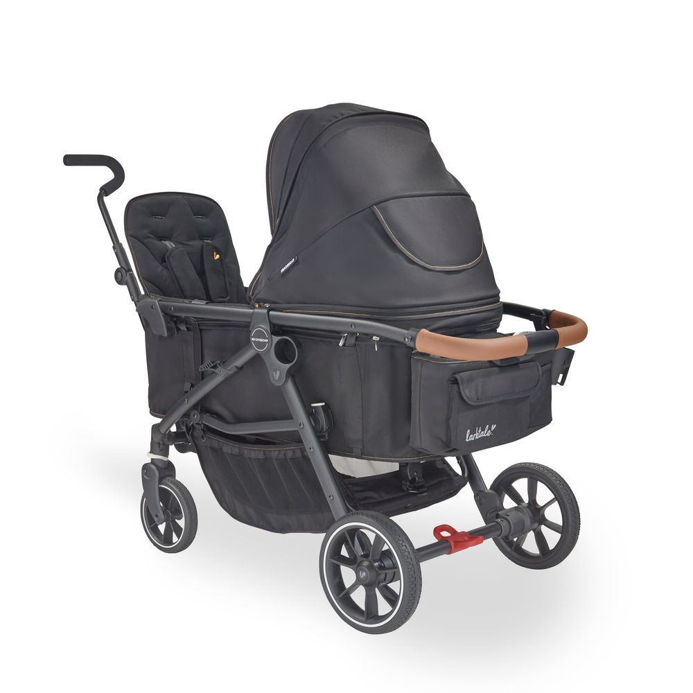 Larktale - Crossover Double Stroller - Byron Black