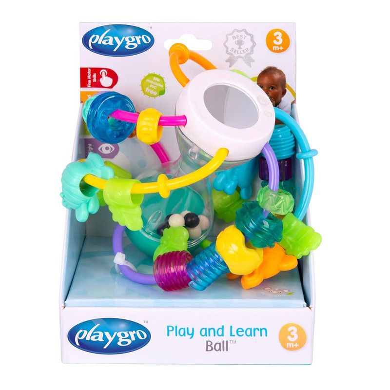 Playgro - Play & Learn Ball Rattle & Teethers