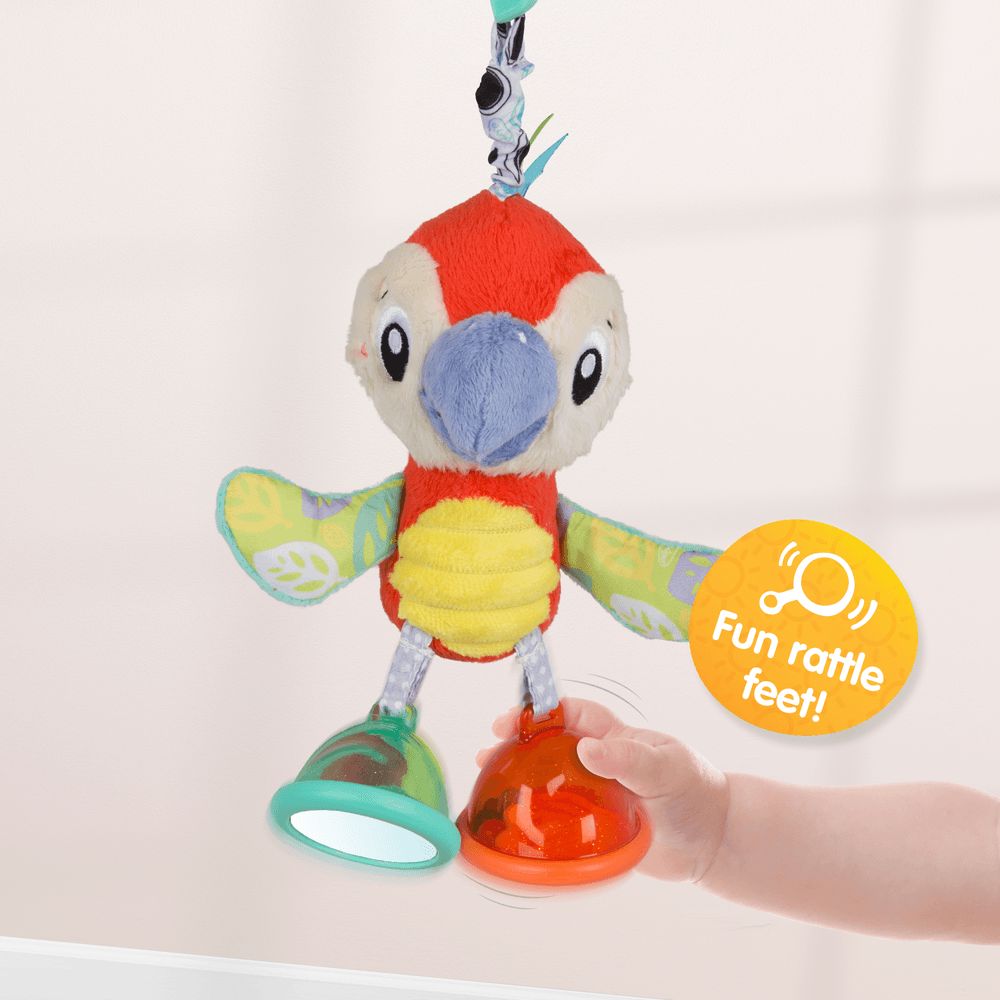 Playgro - Dingly Dangly Mio Macaw Teether Rattle Toy