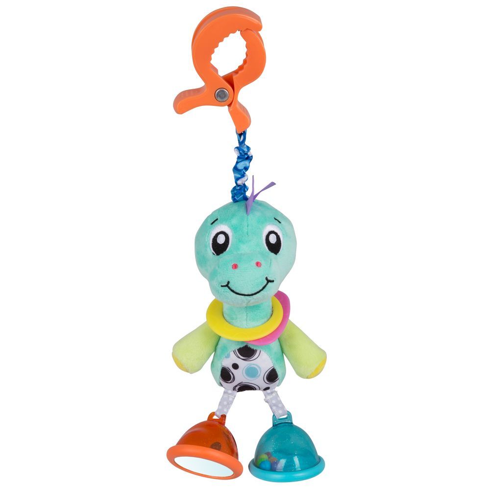 Playgro - Dingly Dangly Denny Dino Rattle Teether Toy