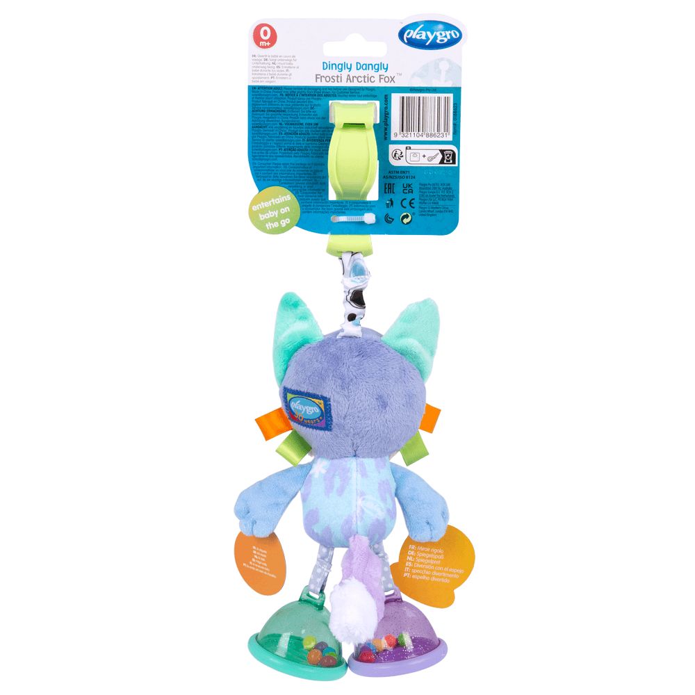 Playgro - Dingly Dangly Frosti Arctic Fox Toy