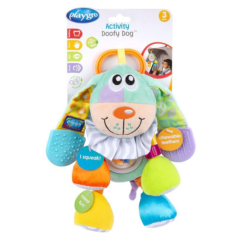 Playgro - Activity Doofy Dog Chewable Teethers Activity Toy