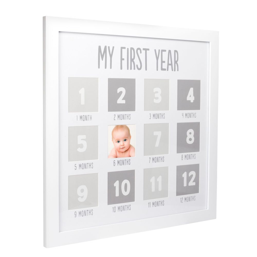 Pearhead - My First Year Frame - White/Grey