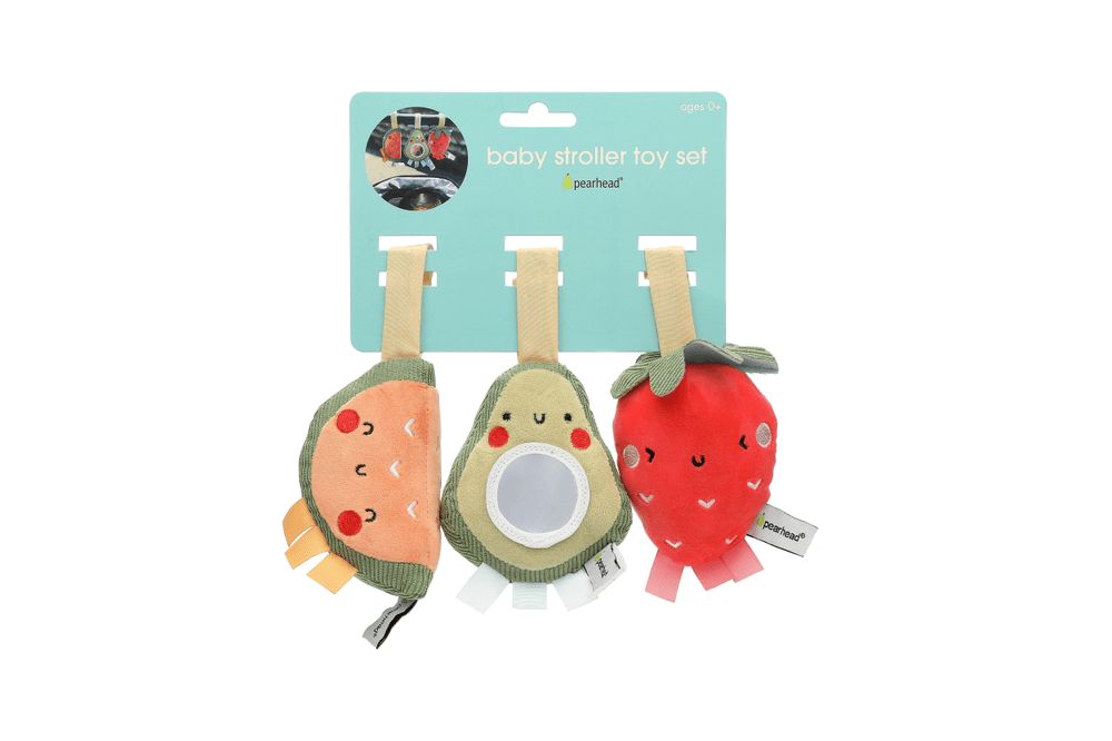 Pearhead - Fruit Stroller Toys - 3pcs