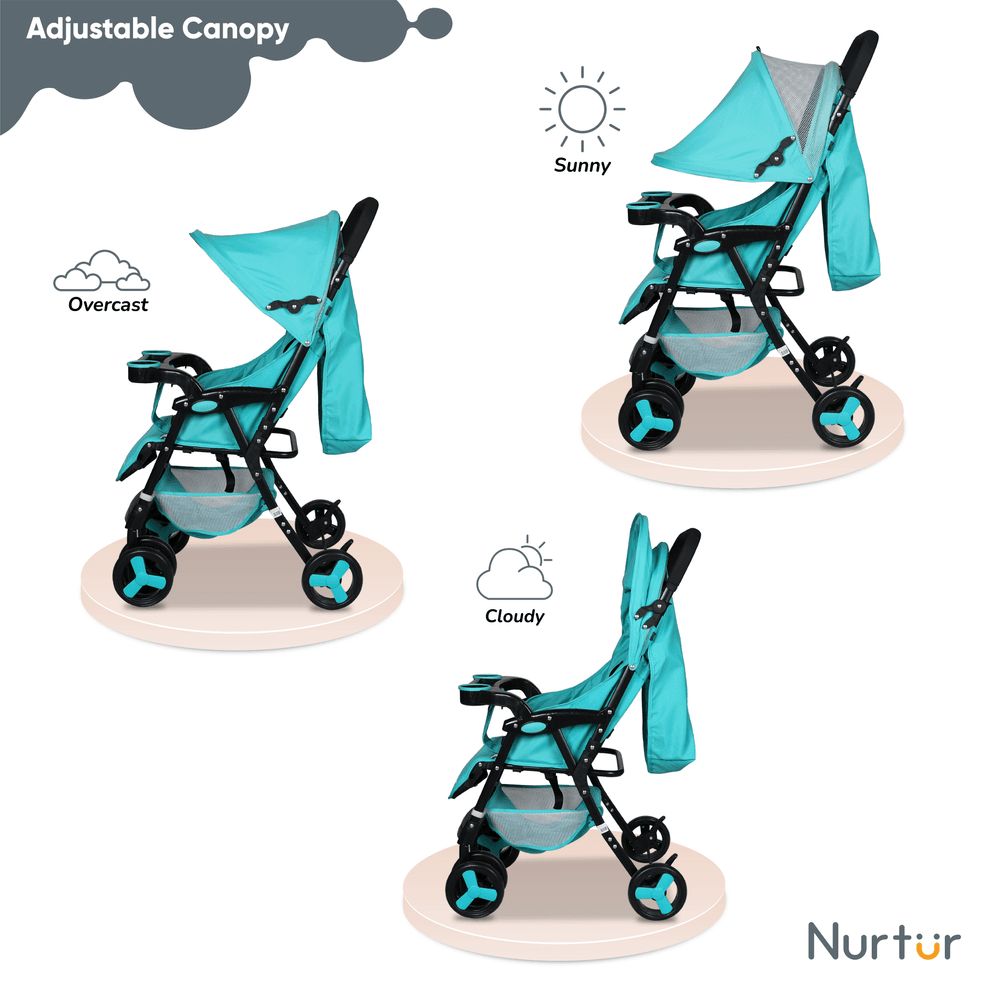 Nurtur - Ryder Lightweight Baby Stroller - Light Pine