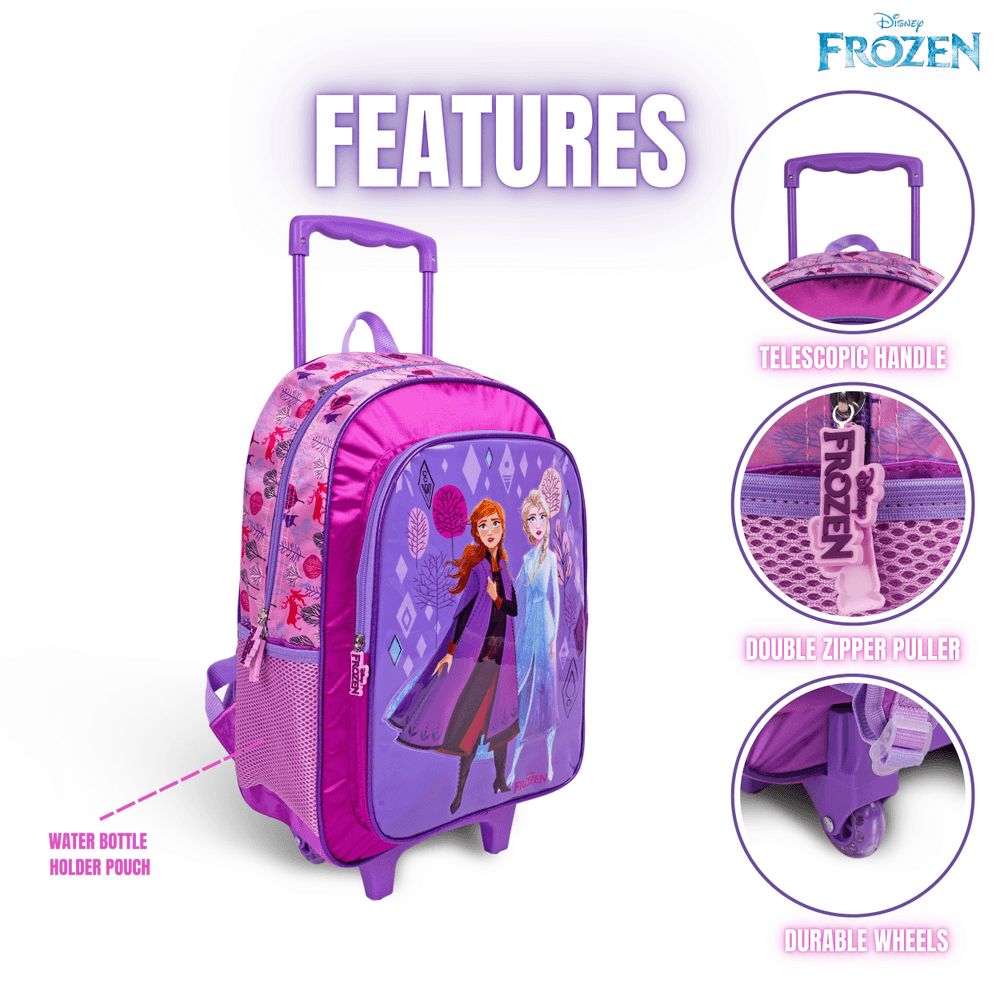 Disney - Frozen Kids 5-In-1 Box Set W/18" Trolley School Bag