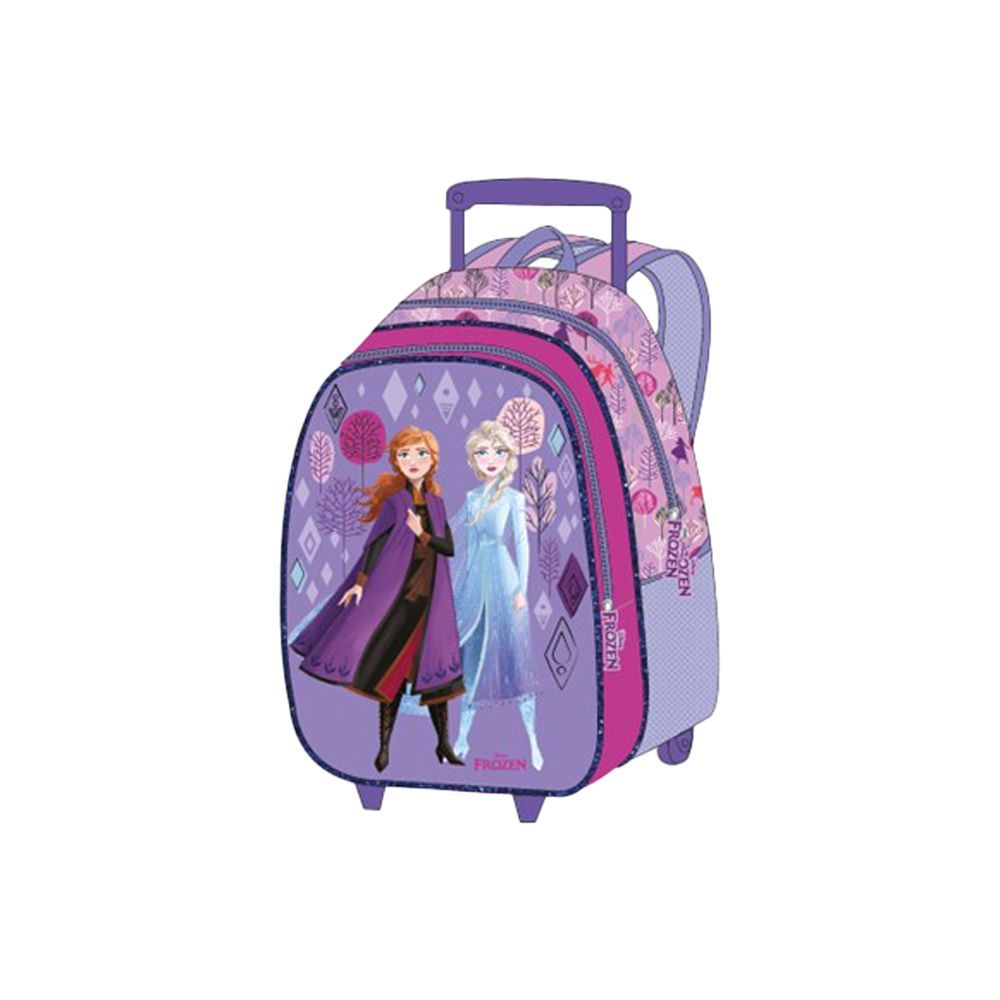 Disney - Frozen Kids 3-in-1 Box Set W/ 16" - Trolley School Bag, Lunch Bag & Pencil Case