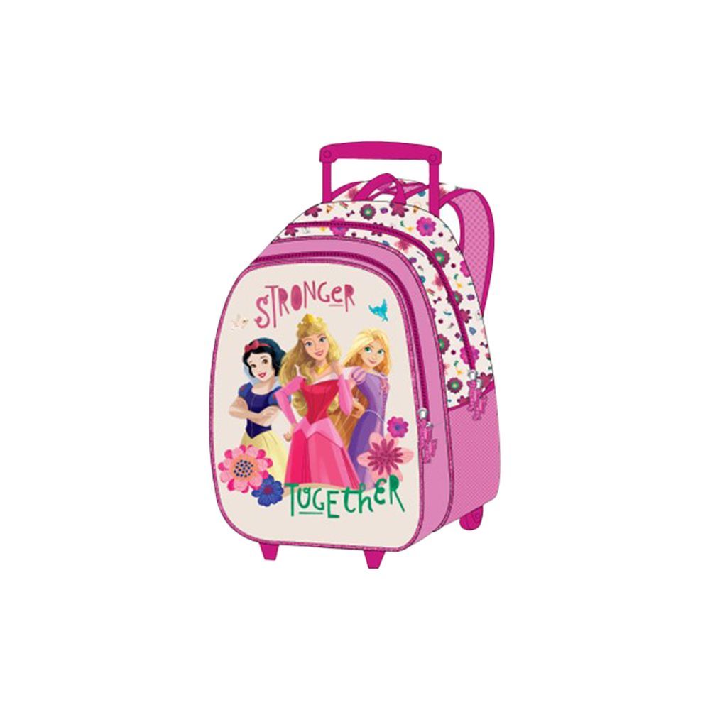 Disney - Princess Kids 3-in-1 Box Set W/ 18" - Trolley School Bag, Lunch Bag & Pencil Case