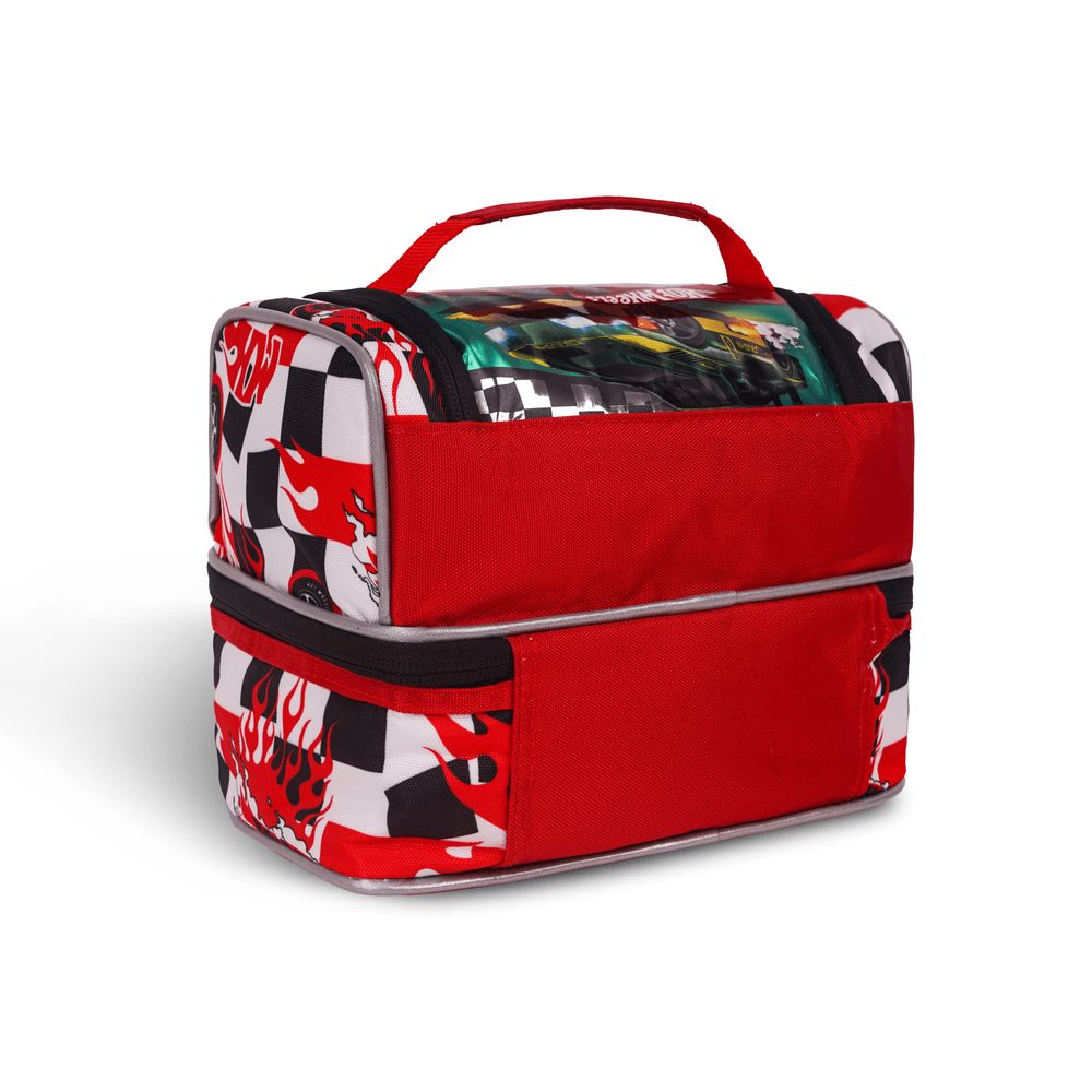 Hot Wheels - Insulated Dual Compartment Lunch Bag