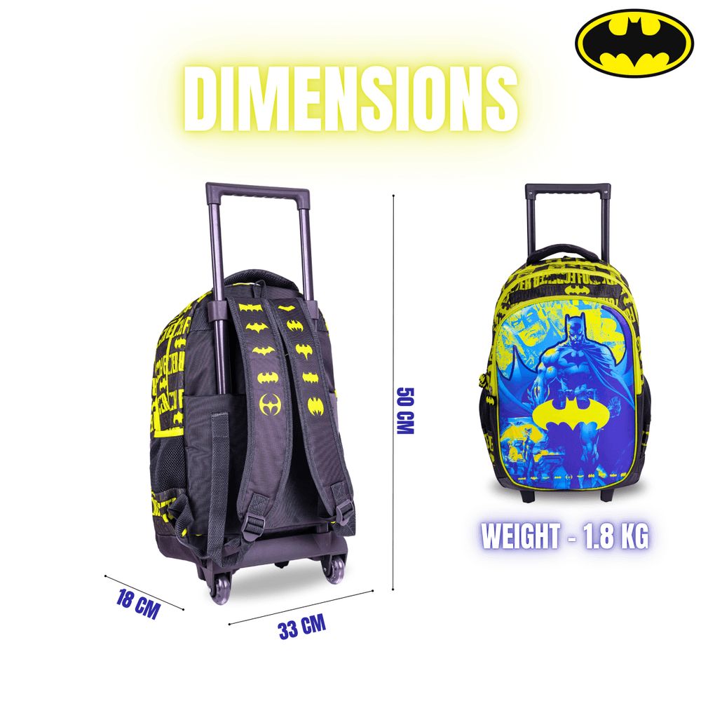 Warner Bros - Batman 18" School Trolley Bag