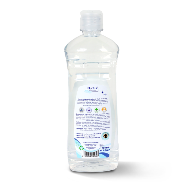 Nurtur Cozi - Baby Bottle And Toys Liquid Cleanser - 500 ml