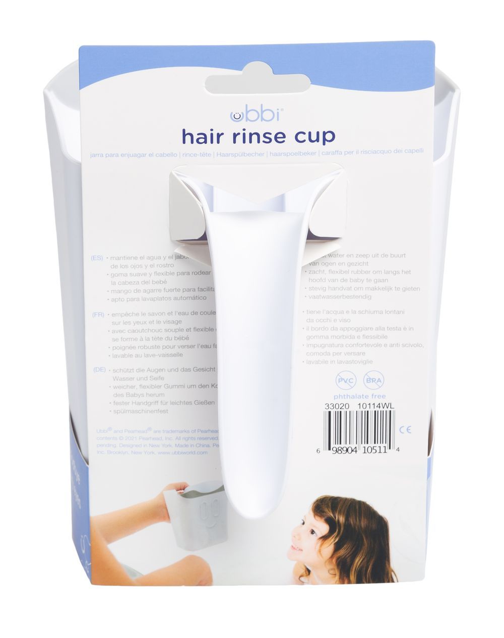 Ubbi - Hair Rinse Cup - White