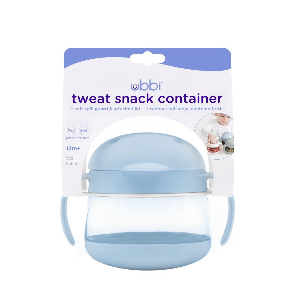 Ubbi - Tweat Snack Container - Cloudy Blue - 250 ml