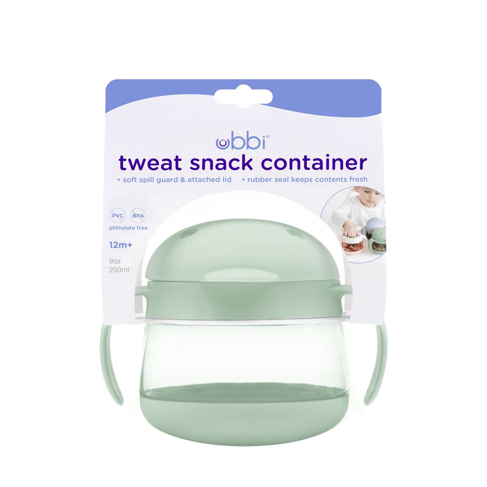 Ubbi - Tweat Snack Container - Sage - 250 ml