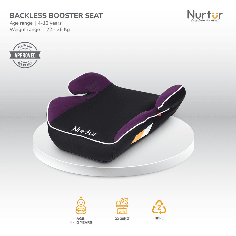 Nurtur - Nova Kids Booster Seat - Purple/Black