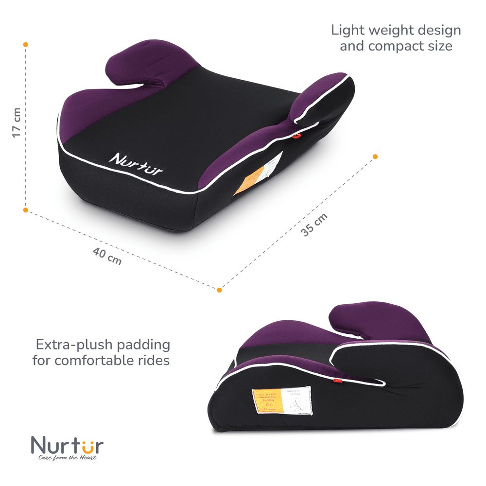 Nurtur - Nova Kids Booster Seat - Purple/Black