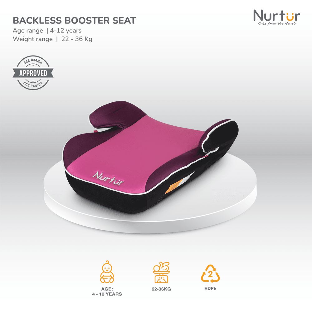 Nurtur - Nova Kids Booster Seat - Pink/Black