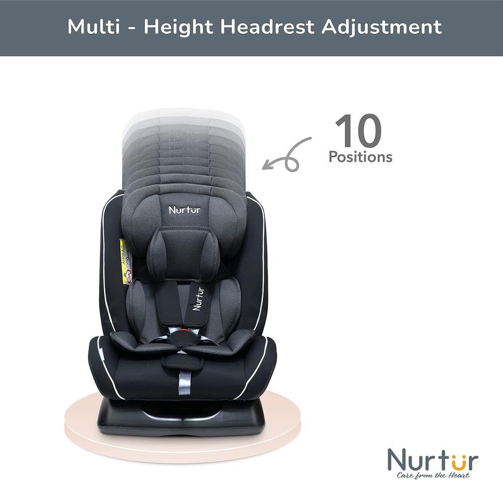 Nurtur - 4-In-1 Otto Car Seat - Dark Knight Black