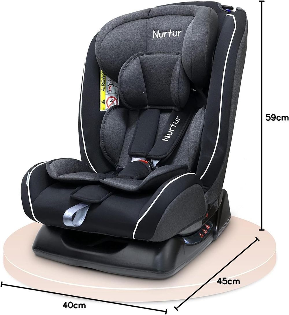 Nurtur - 4-In-1 Otto Car Seat - Dark Knight Black