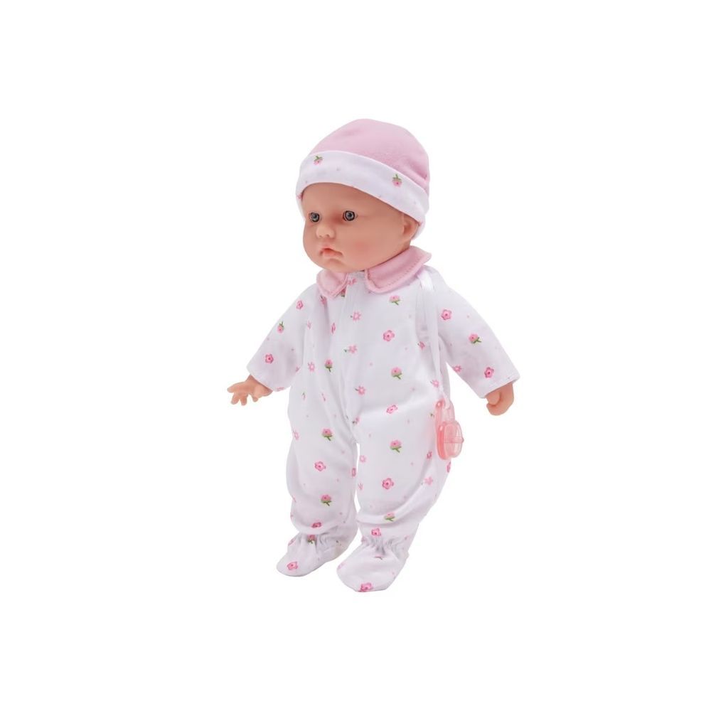 JC Toys - La Baby Doll - Pink/White - 11-Inch