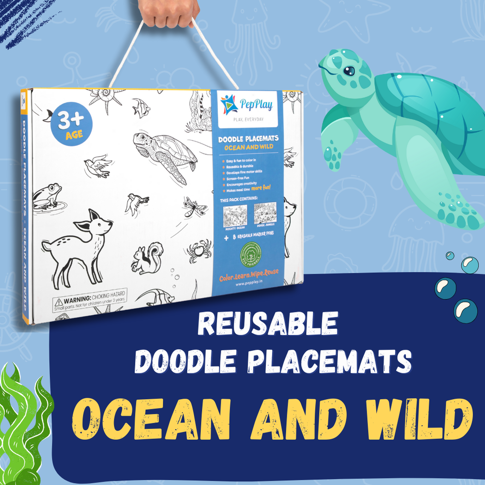 PepPlay - Doodle Placemats - Animal Series