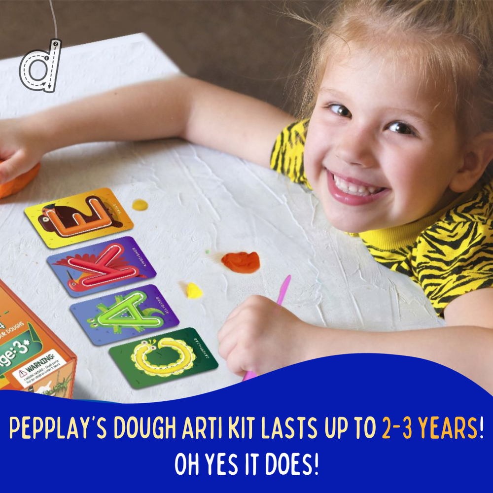 PepPlay - Dough Art Kit - Alphabet