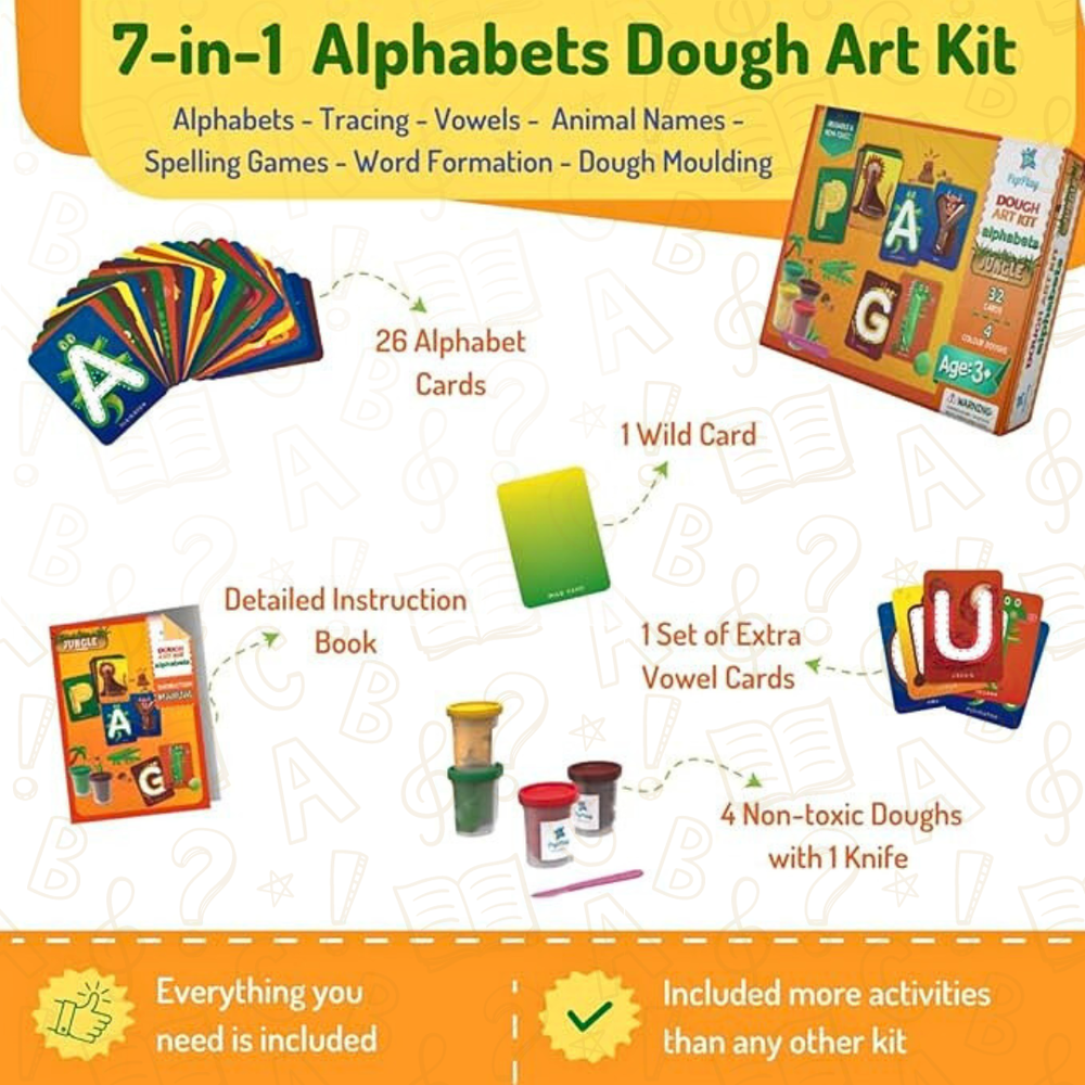 PepPlay - Dough Art Kit - Alphabet