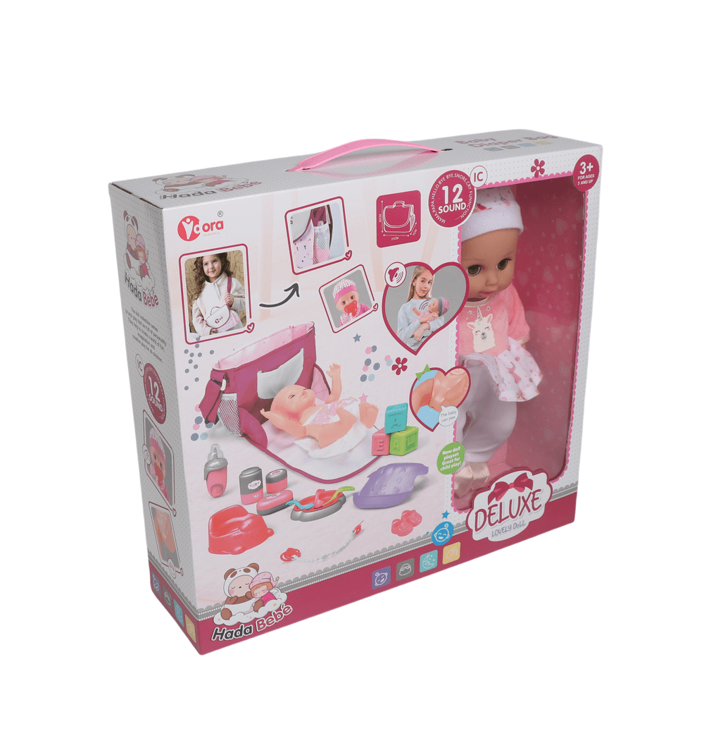 Vdora Dolls - Baby Doll W/ Diaper Bag Playset - 14 Inch