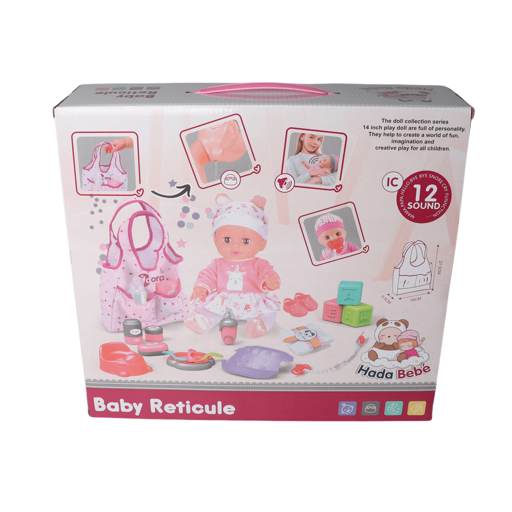 Vdora Dolls - Baby Doll W/ Handbag Playset - 14 Inch