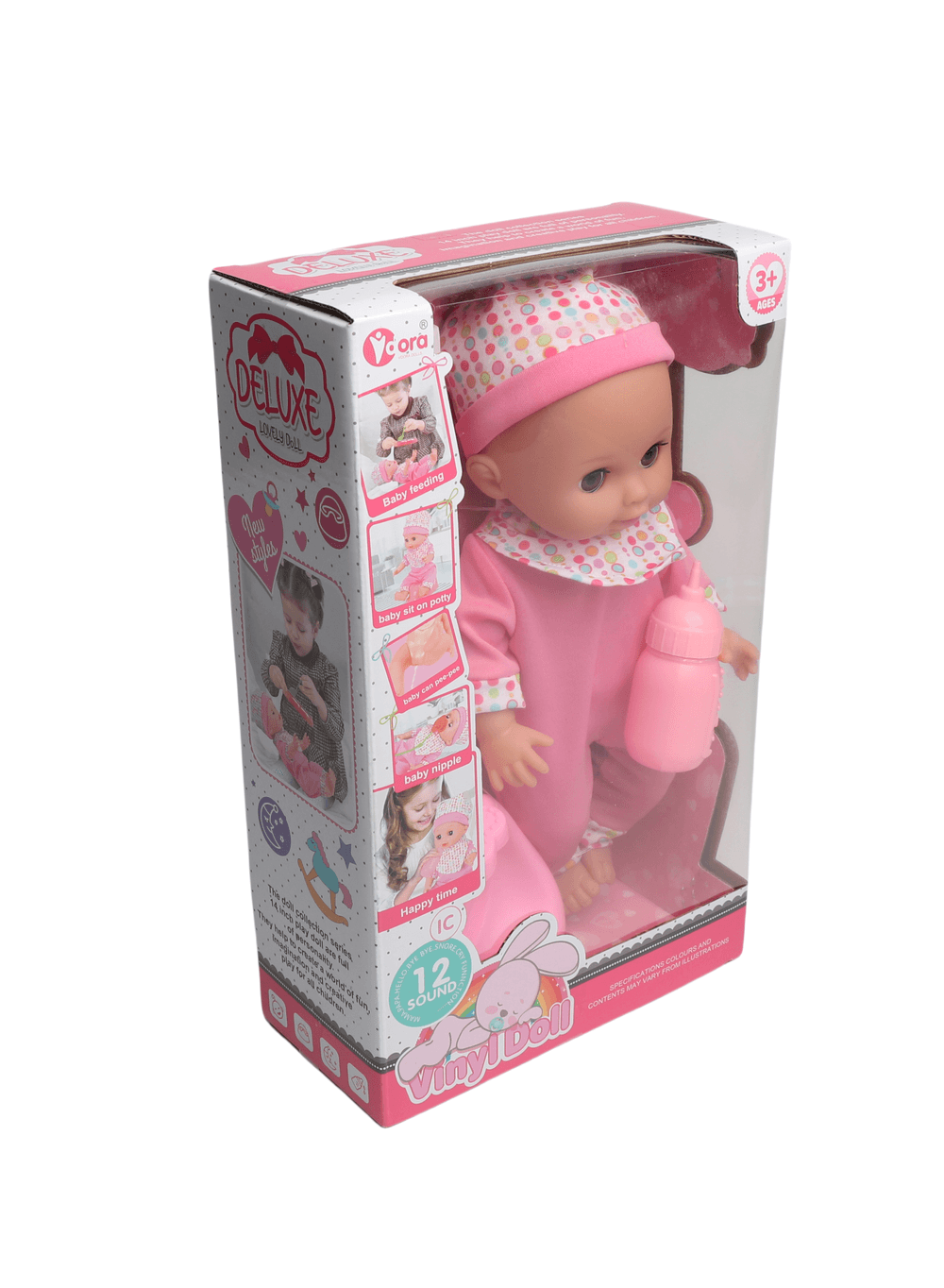 Vdora Dolls - Baby Doll Playset - 14 Inch