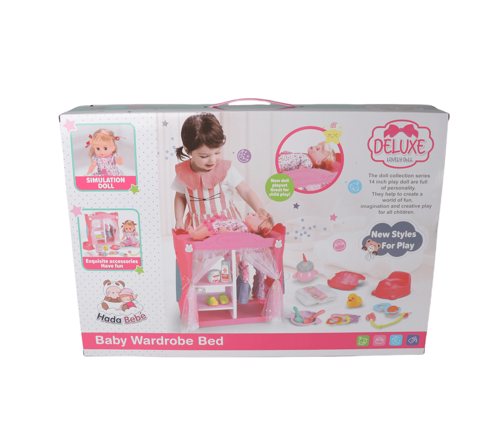 Vdora Dolls - Baby Doll Wardrobe Set W/ 12 Sound Effects - 14 Inch